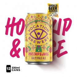 Vocation 12PK Hop, Skip & Juice  5.7% Hazy Pale Ale 330ml - Vocation