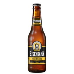 Cerveja Eisenbahn Pilsen Unfiltered Long Neck 355ml - Imigrantes Bebidas