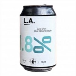 Low Alchol Lager 1,8% Vol 33 Cl Lattina - Beer Solution