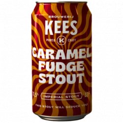 Kees Caramel Fudge Stout 330ml - The Beer Cellar