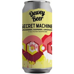 Dewey Beer Company Secret Machine - Strawberry, Raspberry, Lemonade 4 pack 16 oz. Can - Petite Cellars