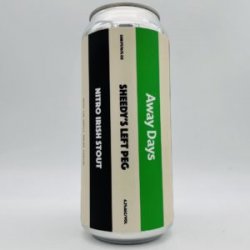 Away Days Sheedy’s Left Peg Nitro Irish Stout Can - Bottleworks