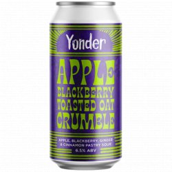 Yonder Brewing & Blending - Apple Blackberry Toasted Oat Crumble - Left Field Beer