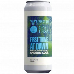 Rivington Brewing Co First Thing At Dawn [Mandarin, Papaya & Coconut - LACTOSE]