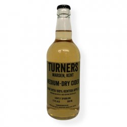 TURNERS  MEDIUM DRY  6.5% - Fuggles Bottle Shop