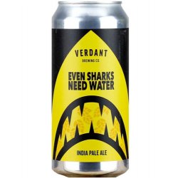 Verdant Even Sharks Need Water IPA 440ml (6.5%) - Indiebeer