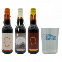 Sofia Electric Brewing – Barrel Aged Box + Beer Glass! - Rebel Beer Cans