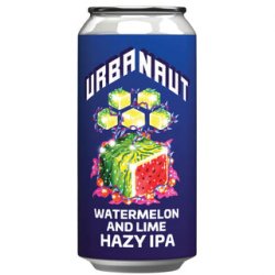 Urbanaut Watermelon & Lime Hazy IPA 440ml - The Beer Cellar