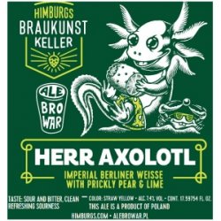 AleBrowar Herr Axolotl Prickly Pear & Lime
