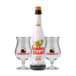 Pack Gulden Draak 750cc + 2 Copa Tulipa - Barbudo Growler