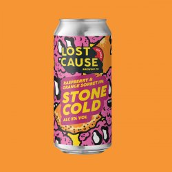 Lost Cause - Stone Cold Raspberry & Orange - 5% Sorbet IPA - 440ml Can - The Triangle