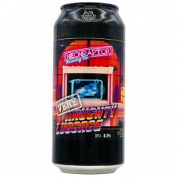 Neon Raptor – Very Naughty Luggage - Rebel Beer Cans