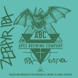 Apex Brewing Company Zephyr IPA Apex Brewing Company Zephyr IPA