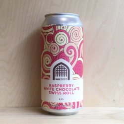 Vault City Raspberry White Chocolate Swiss Roll Sour Cans - The Good Spirits Co.