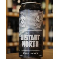 FIERCE  NORTHERN MONK DISTANT NORTH DOUBLE COLD IPA - Otherworld Brewing ( antigua duplicada)