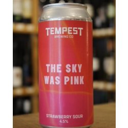 TEMPEST THE SKY WAS PINK STRAWBERRY SOUR - Otherworld Brewing ( antigua duplicada)