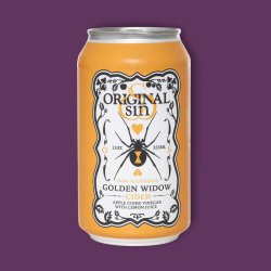 Original Sin — Golden Widow, Non-Alcoholic Cider, 6-Pack Cans - Minus Moonshine