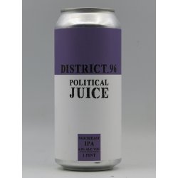District 96 Beer Factory - Politcal Juice - DeBierliefhebber