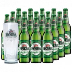 Holba Horská 10° Pale Lager 18x 500ml + Holba Beer Glass - Pivana CZ