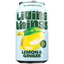 LIVING THINGS LEMON & GINGER - The Great Beer Experiment