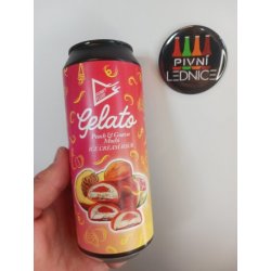 Funky Fluid Gelato: Peach & Guava Mochi 18°5,5% 0,5l - Pivní lednice