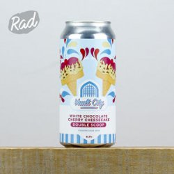 Vault City White Chocolate Cherry Cheesecake Double Scoop - Radbeer