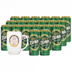 Zubr Gradus 12° Pale Lager 20x 500ml + Zubr Beer Glass - Pivana CZ