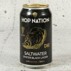 Hop Nation x Mr West x D&K Live Seafood Saltwater Oyster Black Lager - Mr West