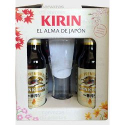 Kirin - Estuche regalo con 1 vaso - Cervezas Diferentes