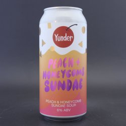 Yonder - Peach & Honeycomb Sundae - 6% (440ml) - Ghost Whale