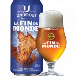 Unibroue La Fin Du Monde 4 pack16oz cans - Beverages2u