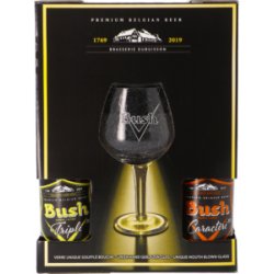 Coffret Bush 4x33cl + 1 verre - Belbiere