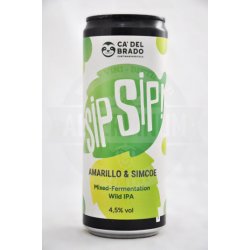 Cà del Brado Sip Sip! Amarillo & Simcoe Lattina 33cl - AbeerVinum