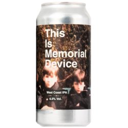 Verdant This is Memorial Device West Coast IPA 440ml (6.5%) - Indiebeer