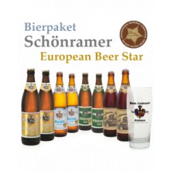 Schönramer European Beer Star Bierpaket - Biershop Bayern