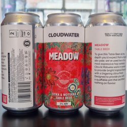 Cloudwater - Meadow 3.0% Citra & Motueka Table Beer - Bottles and Books