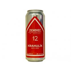 Zichovec - 12°KRAHULÍK 0,5l can 5,1% alc. - Beer Butik