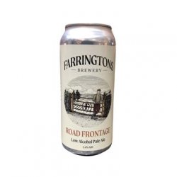 Farringtons Road Frontage Low Alcohol Pale Ale 44Cl 3.4% - The Crú - The Beer Club