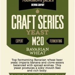 Levedura Mangrove Jacks M20 Bavarian Wheat 10g - Cerveja Artesanal