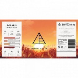 Chromatique Solaris Bière Impérial Saison 75CL 8°5 - Calais Vins