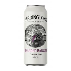 Farringtons Bearded Badger Oatmeal Stout 44cl - Molloys