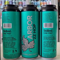 Arbor - ZZ Hop 4.3% New England Pale - Bottles and Books