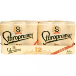 Staropramen 12 Exportni Lezak - Pale Lager - 24x 500ml - Pivana CZ