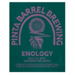 PINTA Barrel Brewing Enology (Sauvignier Gris)