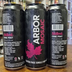 Arbor - Mosaic 4% Gluten Free Single Hop Pale Ale - Bottles and Books