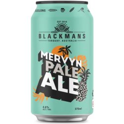 Blackman's Brewery Mervyn Pale Ale 375ml - BoozeBud