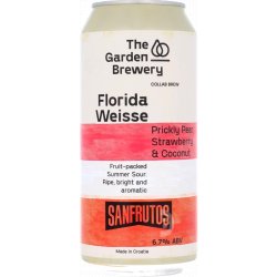 The Garden Brewery - Florida Weisse Prickly Pear, Strawberry & Coconut Sour - La Guiri Bar