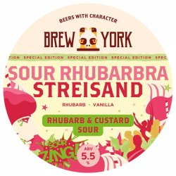 Brew York Rhubarbra Streisand Sour