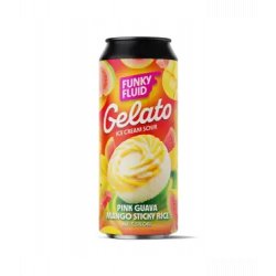 Funky Fluid Gelato ICE Cream Sour Pink Guava Mango Sticky Rice