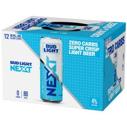 Bud Light Next Zero Carb Beer 12 pack 12 oz. Can - Outback Liquors